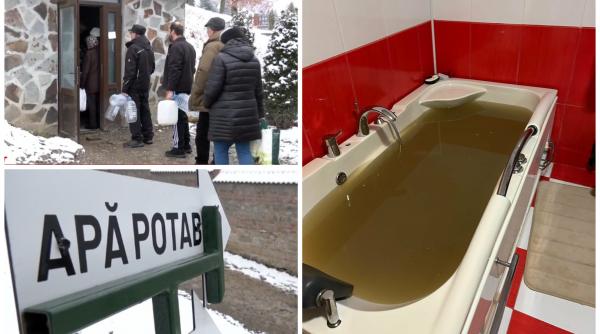 Situație dramatică la Curtea de Argeș: Apa de la robinet e neagră, contaminată cu o bacterie periculoasă. Oamenii sunt revoltați
