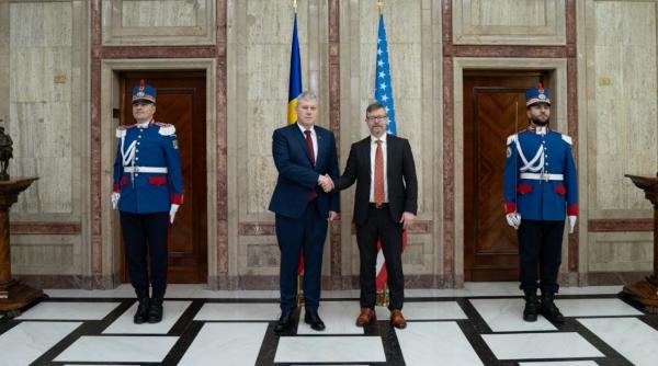 Cătălin Predoiu, întâlnire de lucru cu însărcinatul cu afaceri al SUA: "Statele Unite sunt principalul partener strategic al României” 