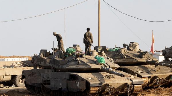 cum arata si cum actioneaza caracatita mecanica pusa la curatat tancuri israeliene in doua ore n are ce face