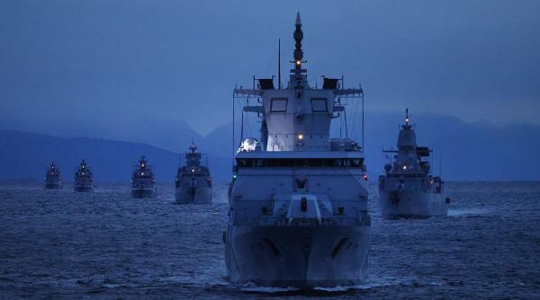 trupe nato efectueaza un exercitiu de debarcare pe coasta germana a marii baltice