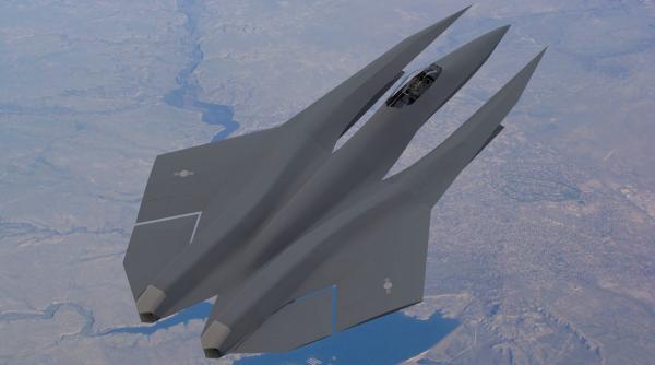 Americanii construiesc un avion supersonic futurist, cu formă de liliac, pentru US Navy: SM-39 Razor promite să zboare cu viteza Mach 4