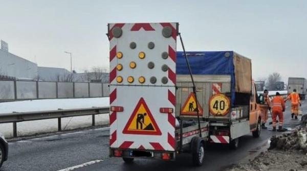 Reparaţii ale drumurilor în zonele Băneasa, Otopeni şi pe Centura Bucureştiului. Circulaţia ar putea fi îngreunată
