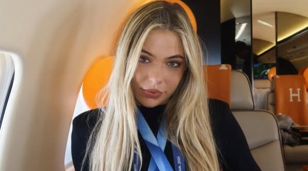 jutta leerdam s a intors acasa dupa jocurile olimpice tot cu un avion privat un detaliu din aeronava a iesit in evidenta