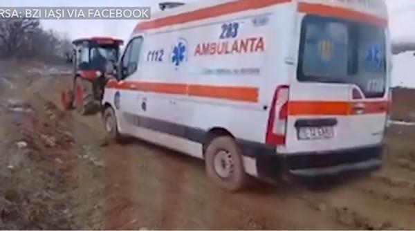 o ambulanta a ramas impotmolita in noroi in iasi cand a ajuns in sfarsit la pacient acesta era mort