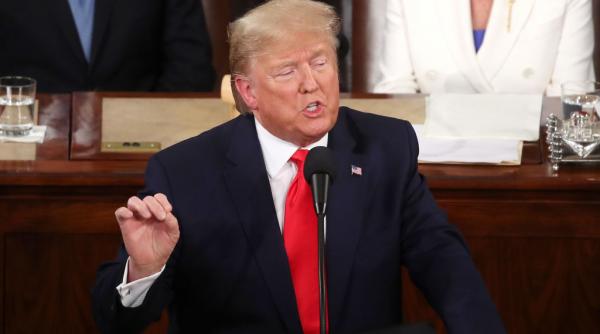 donald trump va sustine discursul sau despre starea uniunii intr un moment tensionat al presedintiei sale