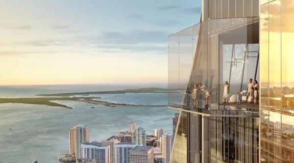Un „resort vertical super înalt” se construiește în Miami: Cum va arăta clădirea zgârie-nori și cât costă un studio în turnul Delano