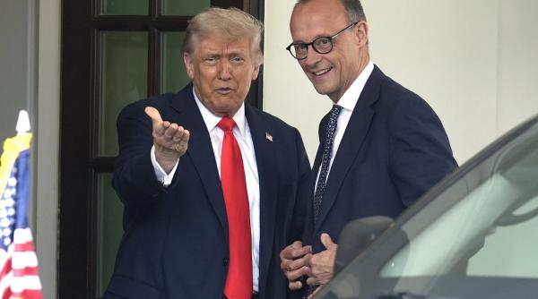 friedrich merz il imita pe donald trump la un miting cdu ai zis 60 nu cred