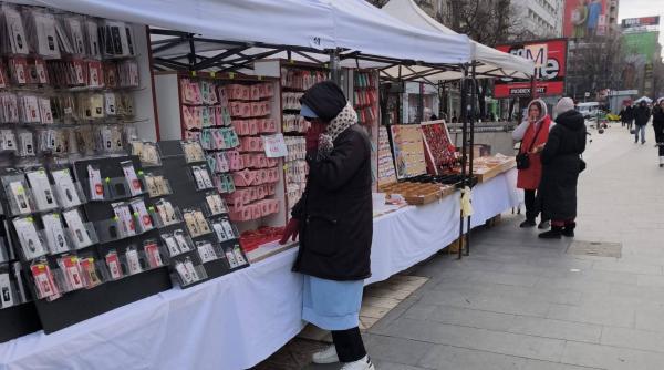 primaria bucuresti a stabilit regulile pentru vanzarea de martisoare in centrul orasului nu ca la bazar unde au instalat corturile