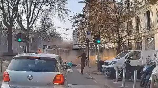 Un mort și 40 de răniți, la Milano, după ce un tramvai a deraiat și a intrat într-o clădire