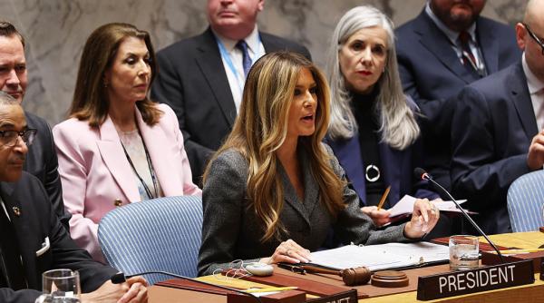 Melania Trump a prezidat Consiliul de Securitate al ONU. E prima dată în istorie când ședința e condusă de prima doamnă a SUA