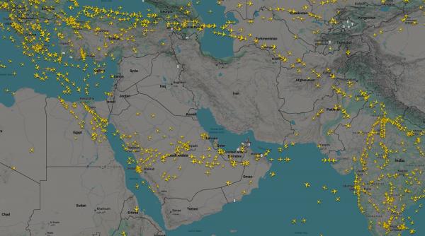 gaura de pe cer cum schimba inchiderea spatiului aerian in orientul mijlociu aviatia globala