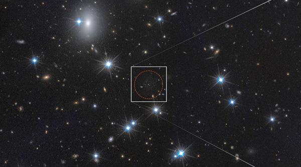 astronomii au descoperit o galaxie alcatuita din 99 materie intunecata