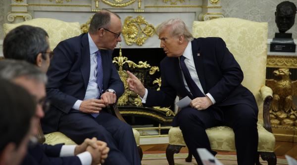 Merz i-a explicat lui Trump, cu harta în mână, de ce Ucraina nu trebuie să accepte cedarea Donbasului lui Putin