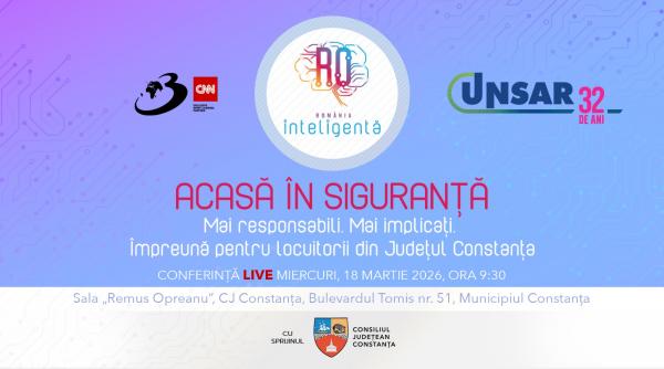 „Acasă în siguranță” 2026: Campanie națională pentru protejarea locuințelor românilor, lansată de UNSAR și Antena 3 CNN