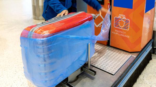 De ce nu ar trebui să îți învelești niciodată bagajul în plastic, potrivit unui expert în securitate