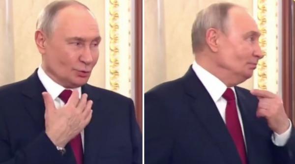 Gafa Kremlinului. O versiune needitată a mesajului lui Putin de Ziua Femeii a fost publicată din greșeală: "Gâtul îmi este iritat"