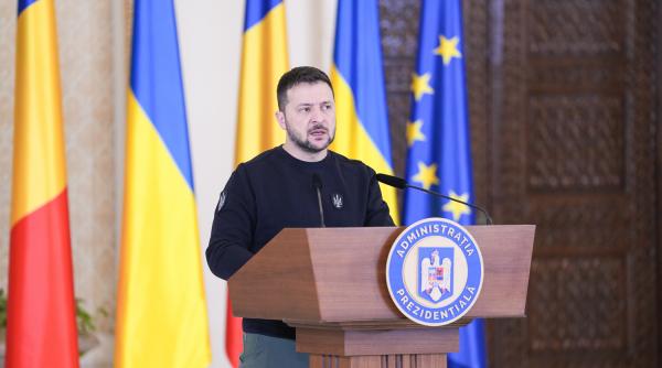 Surse: Volodimir Zelenski vine joi în România. Va fi primit la Cotroceni de Nicușor Dan
