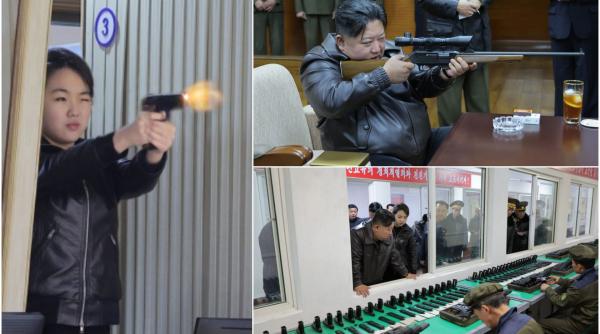 fata lui kim jong un s a dus si la trageri cu pistolul imagini care dezvaluie o data in plus planurile pentru coreea de nord