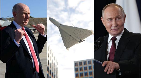 „Mâna ascunsă” a lui Putin stă în spatele atacurilor Iranului cu drone, spune secretarul britanic al Apărării