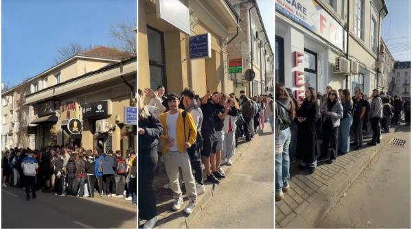 un fast food din iasi a anuntat ca da shaorma gratis doua zile la rand intre 15 00 si 20 00 s a facut coada de sute de metri