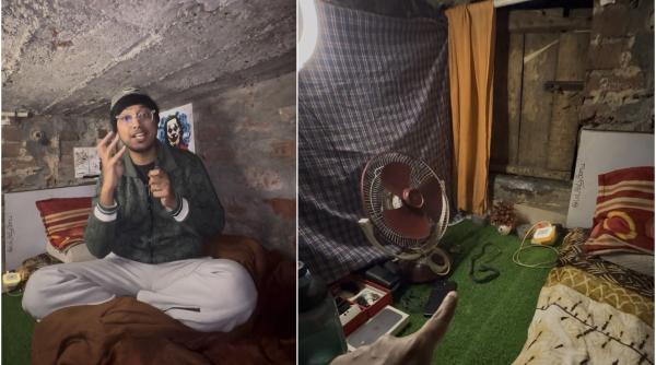 Un tânăr s-a mutat într-o „cutie din beton” fără ferestre după ce a rămas șomer, iar acum câștigă o avere din asta