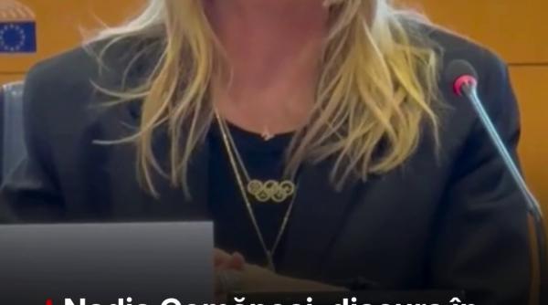 nadia comaneci discurs in fata europarlamentarilor s d si a oficialilor comisiei europene