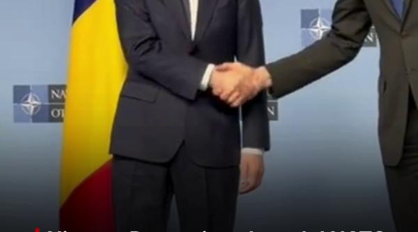 nicusor dan a ajuns la sedul nato din bruxelles si discuta cu mark rutte discutia are loc inaintea summitului de criza de la bruxelles