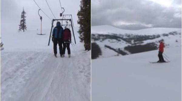 sezonul de schi a luat sfarsit in muntii sureanu desi conditiile sunt inca bune multi nu vin pentru ca nu mai au bani