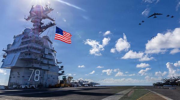 uss gerald ford nava implicata in atacurile din iran a ajuns in creta pentru reparatii echipajul nu mai are voie sa iasa in oras