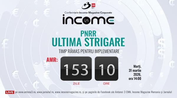 Conferința națională Income Magazine Corporate „PNRR – ULTIMA STRIGARE”