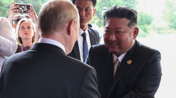 După ce a primit 14 miliarde de dolari pentru ajutorul dat în Ucraina, Kim Jong Un i-a promis lui Putin  sprijin "de neclintit" 