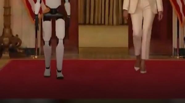 melania trump a aparut insotita de un robot la summitul primelor doamne de la casa alba
