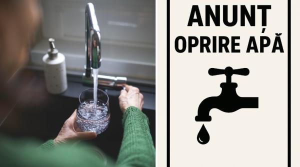 Furnizarea apei se va întrerupe două zile în Curtea de Argeş şi în trei comune limitrofe, pentru lucrări la staţia de tratare