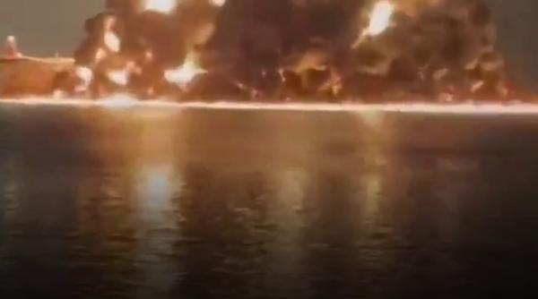 nava thailandeza lovita in stramtoarea ormuz explozie si incendiu la bord