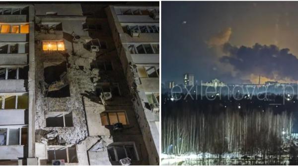 Armata lui Putin a lansat noi atacuri în Ucraina. Una dintre cele mai mari rafinării de petrol din Rusia a fost bombardată