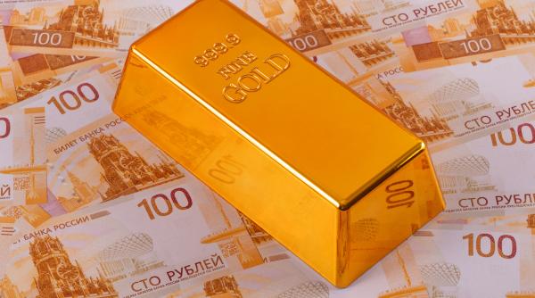 rusia vinde lingouri de aur pentru prima data in 25 de ani pentru a finanta deficitul bugetar din cauza cheltuielilor militare mari