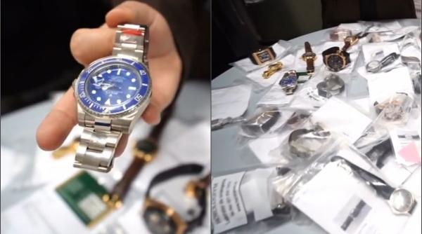 Cum arată Rolexul de 100.000 de lei scos la licitație de ANAF. Fiscul vinde ce a confiscat de la condamnați precum Blejnar și Vanghelie