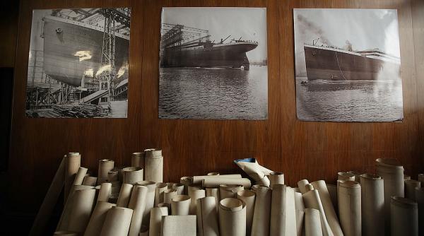 Desenele tehnice ale Titanicului "nescufundabil" vor putea fi văzute de public pentru prima oară. Sunt sute de mii de documente