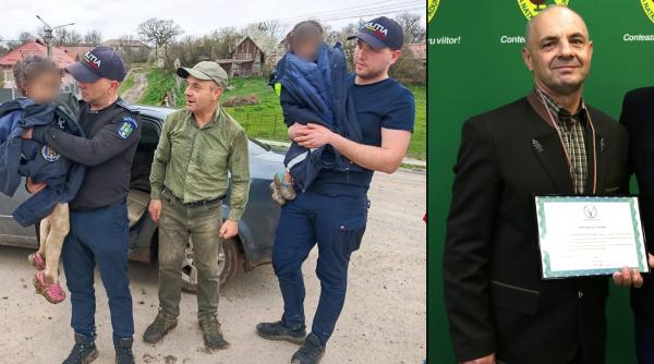 El este Aurel Frandeș, pădurarul care le-a găsit pe Melisa și Rebeca, fetițele de 4 și 5 ani dispărute de acasă: Romsilva l-a premiat