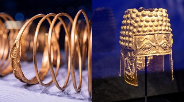 coiful de aur de la cotofenesti si bratarile dacice furate in olanda au fost recuperate