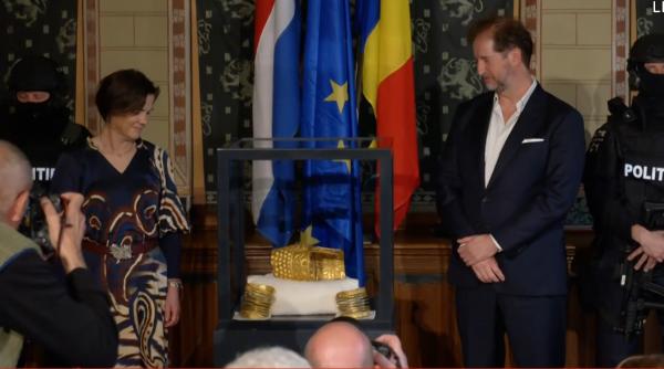 coiful de la cotofenesti prezentat oficial publicului intr o conferinta de presa de la muzeul drents