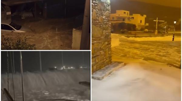 dezastru in grecia unde e cod rosu de ploi si inundatii un om a murit luat de viituri scolile inchise in attica un pod s a prabusit