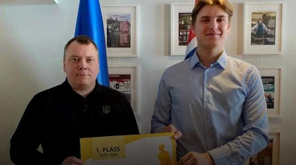 un tanar din norvegia a donat ucrainei premiul castigat la un concurs de matematica