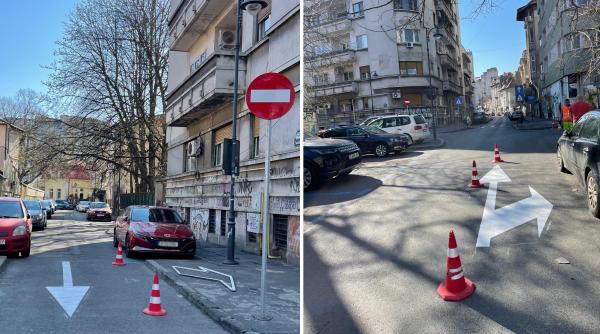 Modificări de circulație, în centrul Bucureștiului. Mai multe artere au devenit străzi cu sens unic: „Fiți atenți la noile indicatoare”