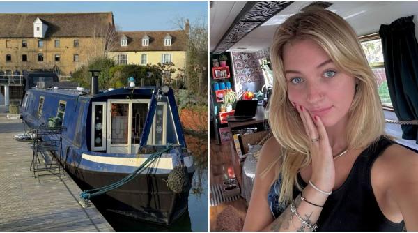 o femeie spune ca cea mai buna idee din viata ei a fost sa se mute pe o barca ce economii face si ce a reusit sa faca cu banii