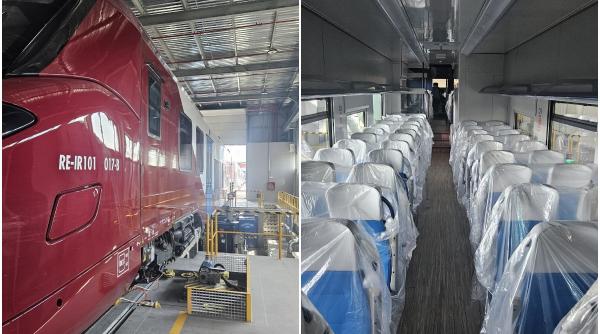 inca un tren electric modern a fost livrat in romania pentru transportul de calatori