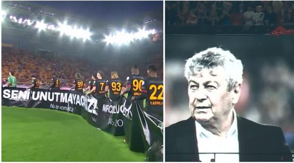 jucatorii galatasaray mesaj special in romana pentru mircea lucescu in campionatul turciei momente de reculegere pe mari stadioane