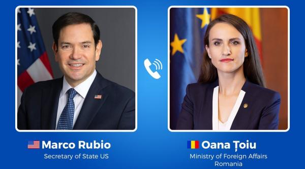 Oana Țoiu, după discuția cu Marco Rubio: „Cooperarea noastră pentru descurajare și apărare e mai relevantă ca niciodată”