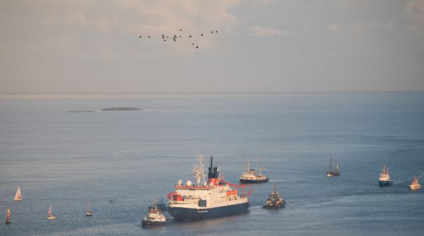 o insula care nu era pe nicio harta maritima a fost descoperita din greseala de un spargator de gheata