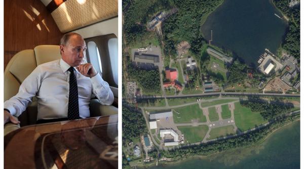 Putin și-a construit 7 turnuri antiaeriene în jurul palatului-fortăreață din regiunea Novgorod
